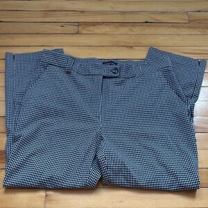Reitmans Signature Checkered Pants in Black and White